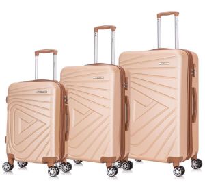 #226 SE7EN VONDERS MACHU PICHU ABS HARDCASE SUITCASE LIGHTWEIGHT EXPANDER CABIN SIZE CHECKIN TROLLEY BAG 360 DEGREE WHEE