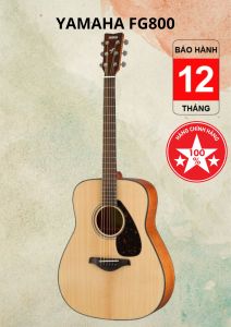 Đàn guitar acoustic Yamaha FG800 chính hãng tặng kèm máy tuner