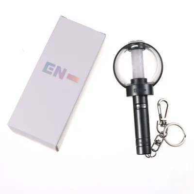 Kpop Idol ENHYPEN Ver 2.0 Mini Lightstick Keyring Pendant Glow Stick