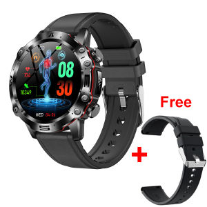 NineWind ET482 smart watch AMOLDE HD ECG Bluetooth call for Android ios non-invasive blood sugar blood pressure Sleep Monitoring foe men women outdoor sports health smart watch