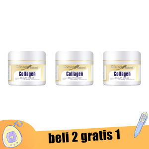 cream pemutih Krim wajah Collagen Face Cream Memudarkan Keriput Muka Mengencangkan Kulit Brightening Moisturizer 80g