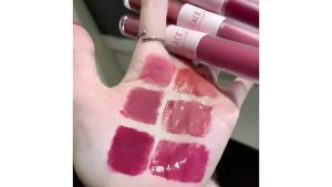 2 In 1 Liptint Set Double Head Matte Glossy Lipstick Waterproof Velvet Lip Makeup Rouge Lip Gloss