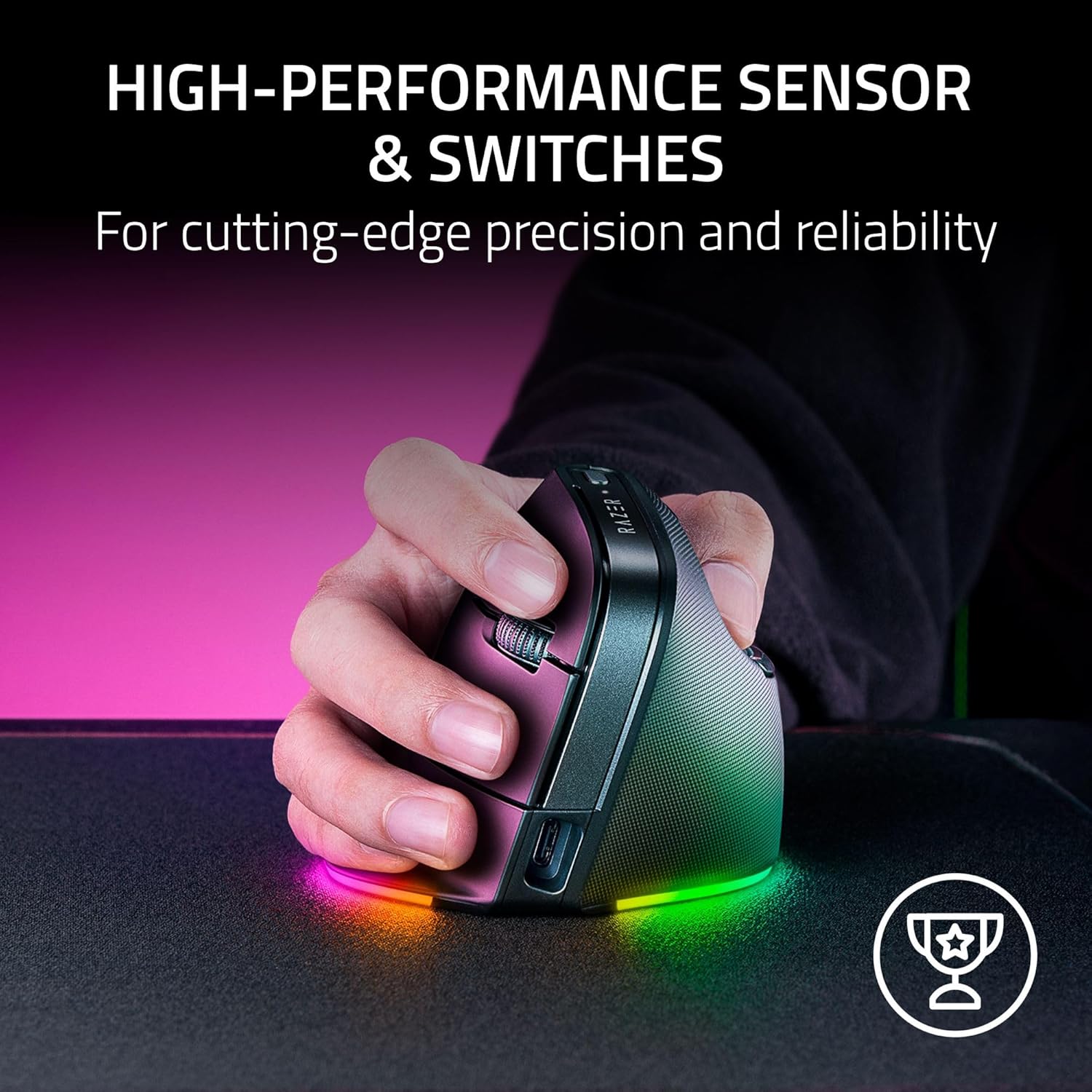 Razer Pro Click V2 - Wireless Productivity Mouse - Vertical Edition