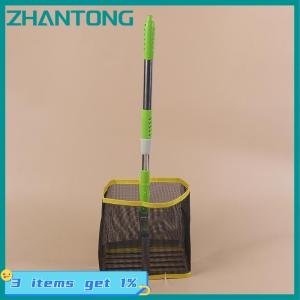 ZHANTONG ที่จับปิงปองทรงสี่เหลี่ยมปรับมุมได้180องศาแบบพกพาอุปกรณ์เก็บลูกบอลทำจากสเตนเลสสตีลยืดหดได้