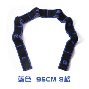 Yoga Elastic Bands Yoga Fitness Exercise Resistance Elastic Bands Tension Band Yoga Pull Strap Belt Polyester Latex Elastic Dance Stretch Band Loop Gym For Pilates 瑜伽弹力带