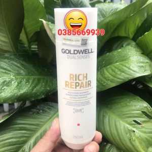 Dầu gội Goldwell Rich repair siêu phục hồi  tóc khô hư tổn mềm mượt 250ml