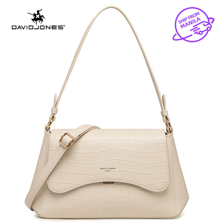 David Jones Paris women handbag pu leather female crossbody