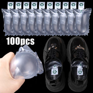 100Pcs Shoe Shaping Bag Package Buffer Bag Inflatable Air Packaging Bubble Pack Cushion Wrap Bags Air Cushion Bubble Size Pouches Shockproof