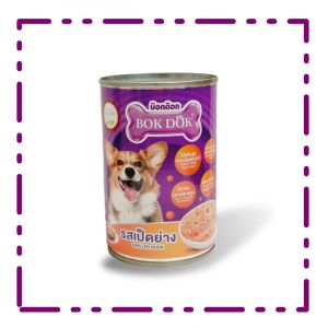 BOKDOK อาหารเปียก CF62  รสเป็ดย่าง สำหรับสุนัข 400 g.