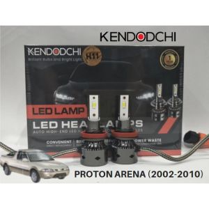 🔥READY STOCK🔥KENDODCHI 2Pcs H11 LED Car Headlight FOR PROTON ARENA(2002-2010) product by Malaysia