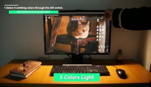 Dimmable Monitor Light Bar RGB Led Table Lamp 5Color Hanging Screen Lighting 5W 44CM LED USB Night lights Monitor Lamps For Laptop Computer BacklightFast shipping