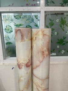 wallpaper stiker dinding marmer gold lebar 120 cm