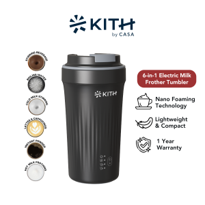 KITH BEVIE Electric Milk Frother Tumbler | TMF-300-BG