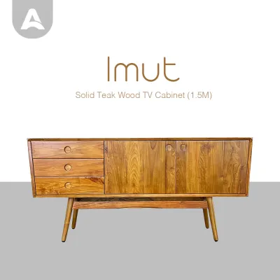 Arturo - Imut Solid Teak Wood TV Cabinet (1.5M)