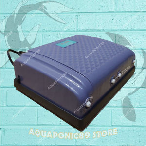 Aerator 4 Outlet Nikita Star NS 33 Pompa Udara Akuarium 80x40x60cm Kolam 1000L Airator Empat Lubang