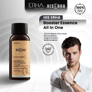HIS ERHA Booster Essence All In One 60ml - Serum Pencerah Wajah Pria + Niacinamide