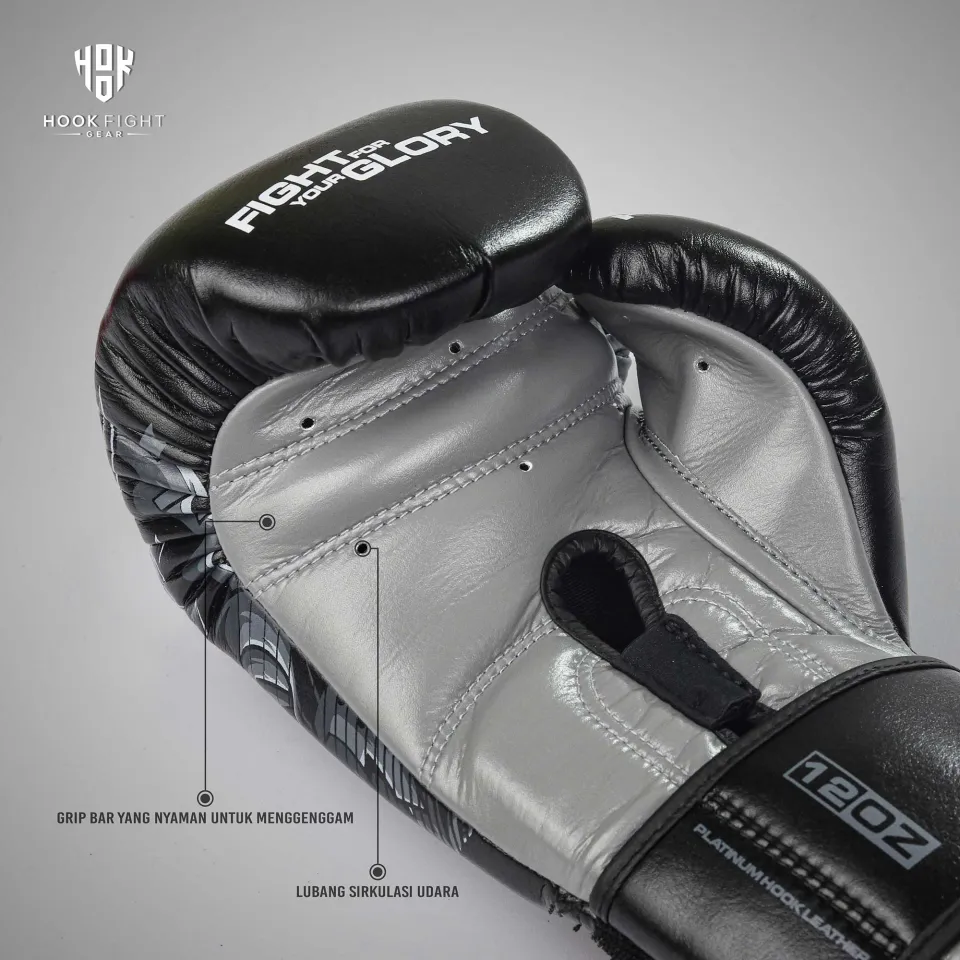 Boxing Glove Hook Radar - Gratis Tas sarung tinju - Kategori: Training  Gloves untuk general training - Dibuat menggunakan Platinum Hook