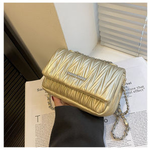 IELGY กระเป๋ากระเป๋าจับจีบสาวเปลื้องผ้ากระเป๋าผู้หญิงดีไซน์เฉพาะแมสเซ็นเจอร์สะพายไหล่เดียว