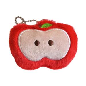Fashionable Apples Plush Ornament Portable and Comfortable to Great Key Holder for Keychains or Bag Decoration