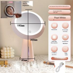 Mideas Led Cosmetic Mirror Lamp With Lamp Desktop Light Makeup Desktop Portable Beauty Makeup