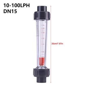 BETTERFORM 1Pcs DN15 Lưu lượng kế phao chất lỏng bằng nhựa Nhựa 6-60LPH 100-1000LPH Đồng hồ đo lưu lượng nước Bền bỉ Ống hình nón trong suốt Đồng hồ đo lưu lượng kiểu ống dành cho đường ống xử lý nước