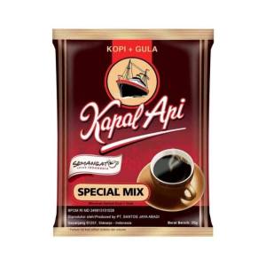 Kopi Kapal Api Special Mix 25 gr Tersedia Kemasan Sachet Kualitas Bagus Terbuat Dari Paduan Bahan Terbaik Untuk Membangkitkan Semangat
