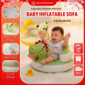 BESTMOMMY Inflatable Portable Kids Bear Sofa Baby Chair With Air Pump For Baby Seat Training. 