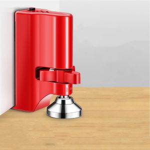 QFV5F แบบพกพาได้ ล็อคประตูล็อค แข็งแรงทนทาน หนาขึ้น ที่กั้นประตู ใช้งานได้จริง การป้องกันส่วนบุคคล บ้านในบ้าน