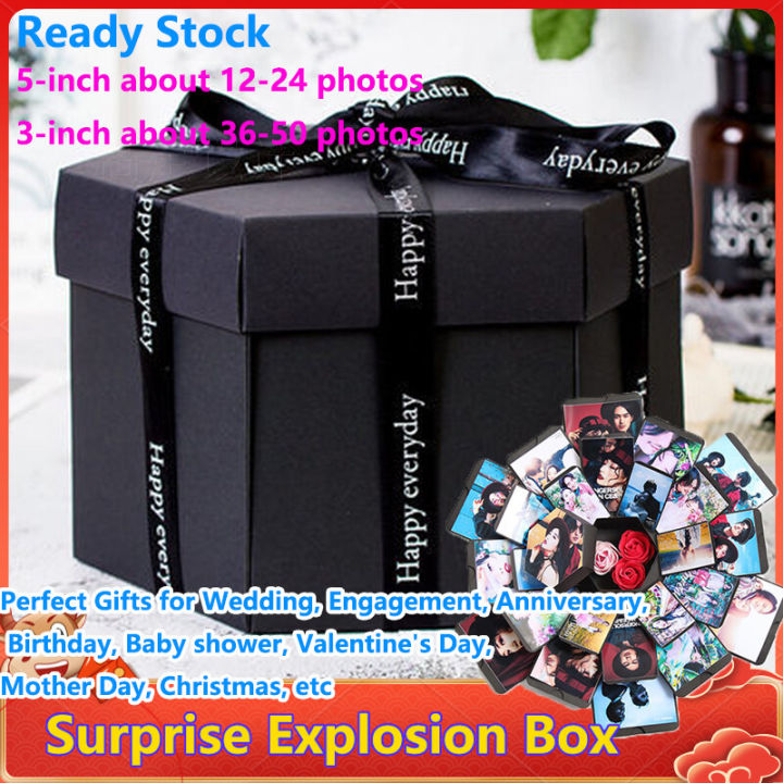 Endijuli] DIY Photo Album Surprise Explosion Box Love Memory For - Main Image