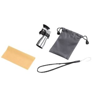 UNQIN 8X Magnification Monocular Telescope High Definition 8x20mm HD Pocket Monocular Portable BAK4 prism Mini Metal Monocular Outdoor