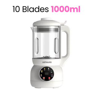 IsEasy 1500ml Wall Breaking Machine 20 Blades Soya Maker Machine Quiet Multifunction Juicer Blender 304 Stainless Steel Heating Cooking Machine 豆浆机破壁机
