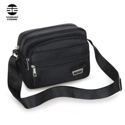 SCHWARZ ETIENNE Men's casual bag waterproof diagonal bag shoulder solid color dirt-resistant bag
