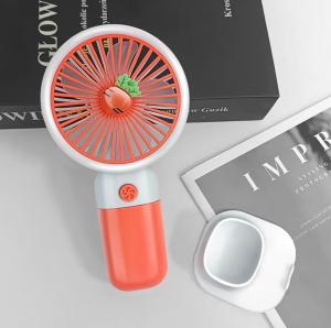 Mini Fan Buah Portable Kipas Angin Mini Buah Dengan USB dan Stand Holder - ZVS