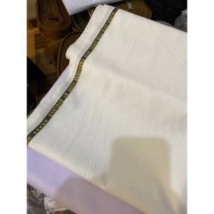 Kain Seragam Putih BW polos semiwool premium