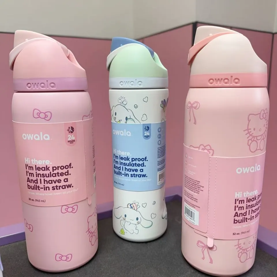 Owala Cup FreeSip Owala 24oz 32oz Sanrio Series Hello Kitty Kuromi