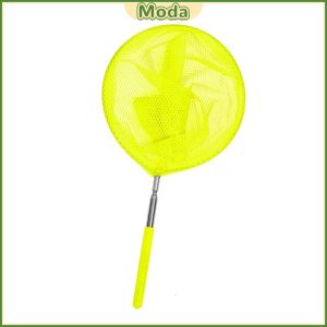 Moda Children Butterfly Catch Net Stainless Steel Telescopic Fishing Net Colorful Nets