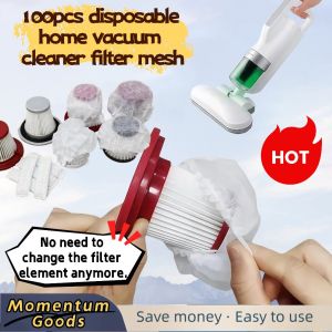 100pcs Disposable Home Vacuum Cleaner Filter Mesh No Need To Change The Filter Element Anymore.