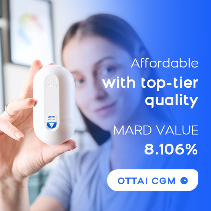 Ottai Continuous Glucose Monitoring Full Set Blood Glucose Monitor CGM ...
