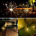♥【Readystock】 + FREE Shipping+ COD ♥ High Quality 90/120 LED Solar Light Outdoor Grass String Lights Lawn Firework Lamp Garden Lights. 