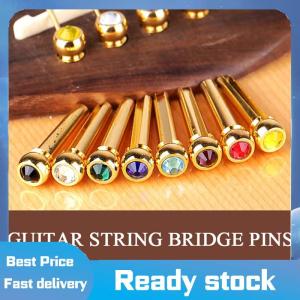 Sports🚴🏻‍♀️ 1pcs Acoustic Guitar chuỗi cầu pins đầy màu sắc đồng thau Endpin thay thế