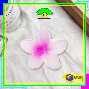 MI-C1092 Jepit Rambut Bunga Kamboja Wanita Hair Clip / Jepitan Rambut Cantik Cewek Korea / Jedai