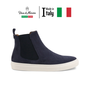Giày Chelsea Boots Bốt Nam Da Thật - Duca Di Morrone - Da Lộn Cổ Cao Sản Xuất Và Nhập Khẩu Chính Hãng Tại Italy Thiết Kế Sang Trọng Lịch Thiệp - NICOLO-CAM