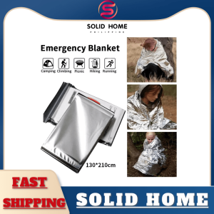 SOLID HOME Emergency Rescue Blanket Outdoor Waterproof Thermal Survival Blanket Insulation Sunscreen Blanket First Aid Keep Warm