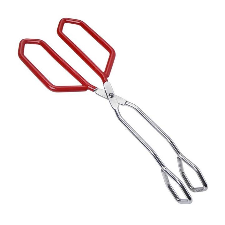 Scissor Tongs Kitchen Tongs Stainless Steel With Soft Handles Heavy ...