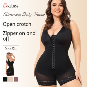 【SINGABRALETTE】​​Full Body Shapewear One Piece Tummy Control Body Shaper Zip Corset Hip Lift Wide Strap Breathable Butt Lifter Bodysuit