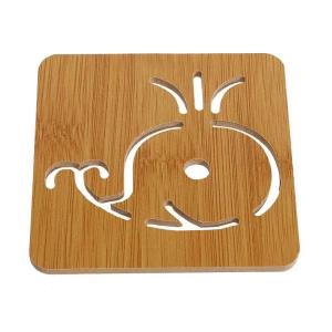 现货Ready Stock🔥 Wooden Insulation Pad Anti-Slip Coaster Cup Pot Pan Table Cover Mat 木质隔热垫