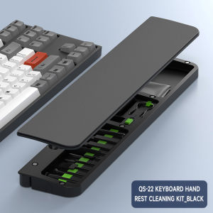 QS22 mechanical keyboard palm rest desktop palm rest magnetic adsorption storage box two-in-one cleaning kit⚡PH deliveryIn stock⚡