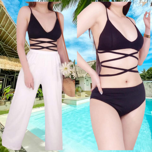 Summer outfit for women 20223 Summer wear 3piece Bikini Set with