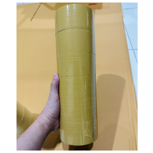 6 ม้วน เทปกาวหนา 42 ไมครอน ยาว 100 หลา กว้าง 2 นิ้ว แกนสีแดง