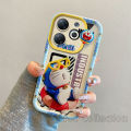 New Casing Itel P55 NFC 4G Classic Cute Colorful Cool 3D Cartoon Phone Case with 3D Doll Lanyard Lens Protection Shockproof Silicone Soft Back Cover. 